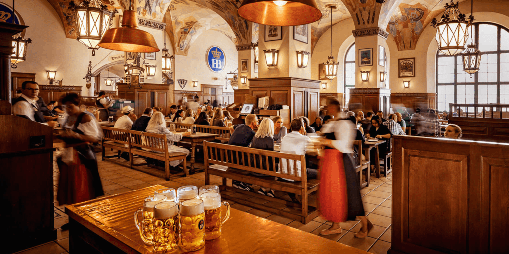 Hofbrau Brewery Inside